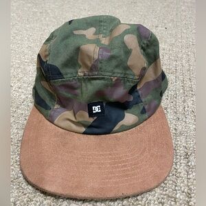 DC Green and Brown Camo Hat